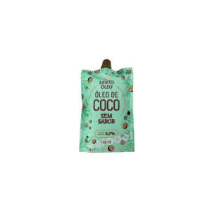 Óleo de Coco Sem Sabor Santo Óleo Sache 100ml