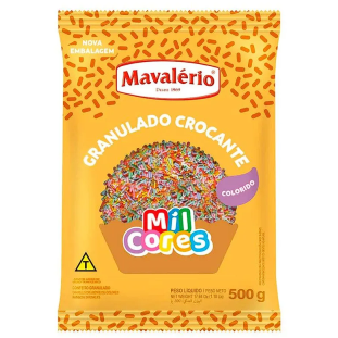 Granulado Crocante Mil Cores Mavalério 500g