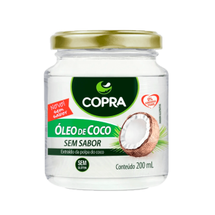 Óleo de Coco Sem Sabor Copra 200ml