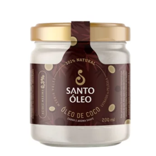 Óleo de Coco Santo Óleo Extra Virgem Película 200ml