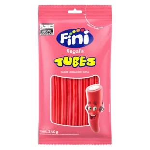 Fini Tubes Morango e Nata 240g
