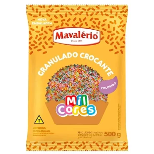 Granulado Crocante Mil Cores Mavalério 500g
