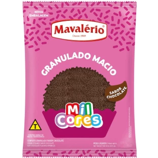 Granulado Macio Chocolate Mavalério 500g
