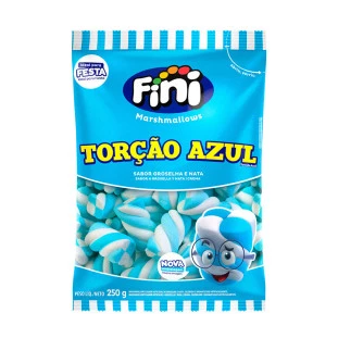 Fini Marshmallows Torção Azul 250g