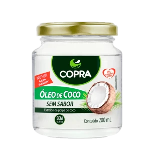 Óleo de Coco Sem Sabor Copra 200ml