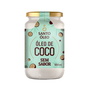 Óleo de Coco Sem Sabor Santo Óleo 500ml